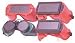 United Brand Welding goggles with cover, 50 mm lift front
