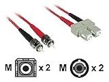 21KsOcmzApL. SL160  Cables To Go SC/ST Duplex 62.5/125 Multimode Fiber Red Patch Cable   9.84 ft