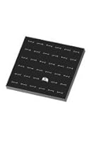 Black Slotted Foam Ring Pad Inserts - Holds Up To 36 Rings Black Slotted Foam Ring Pad Inserts - Holds Up To 36 Rings