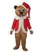 Brown Bear Christmas Adult Mascot Costume