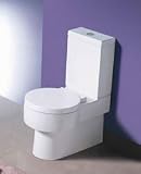 CAROMA Brisbane 270 Round Front Toilet, WHITE 810266W / 833900W