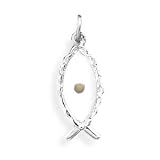 Ichthys Pendant with Mustard Seed