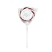 Personalized Like Swirl Pops - Burgundy - Suckers & Pops