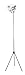 Adesso Spotlight Floor Lamp, Steel