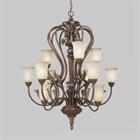 Progress Lighting Carmel Ceiling Hall and Foyer P4093-55 Tuscany Crackle by Progress Lighting