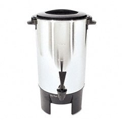 Classic Coffee Concepts 30-Cup Stainless Steel Coffee Urn, UL Listed, 3-Prong Ground Cord, Safety Spigot
