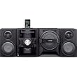 Sharp CD-SW440N - Mini system with iPod cradle - radio / CD / MP3 / cassette / USB flash player - glossy black