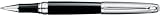 Caran D'ache Leman Bicolor Black silver plated/rhodium Rollerball Pen - CA-4779289