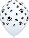 Paw Print (11 Inch) Latex Balloons Bag of 100