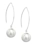 Cultured Freshwater Pearl Hoop Earrings - Gems Couture