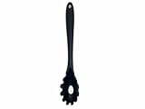 Silikon Pasta Server 28 cm, schwarz, 260° hitzebeständig, Silikon Kochzubehör und Küchenhelfer von Original Gerti Gundel