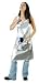 LUXOR Pro Water-Resistant Nylon Studio Apron in Silver Color (Model:6037)