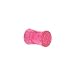 4 Gauge Pink Acrylic Glitter Saddle Plug