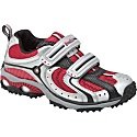 Boys' Stride Rite SuperBall H&L III - Red/Silver/Black Leather/Mesh