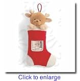 Aboo the Reindeer Photo Christmas Stocking