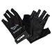 Nomis Rugby 1/2 Finger Gloves - Black - X/Large