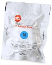 STS Company 1002-A Sock Casting Synthetic AFO Lg Wht 10/Bx