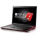 MSI GT725-087UK Notebook Core 2 Duo (P9500) 2.53GHz 4096MB (2x2048MB) 500GB 17 inch TFT Blu-Ray Drive LAN WLAN BT Vista Home Premium (Radeon HD 4850)