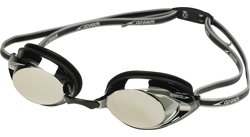 Speedo Vanquisher 2.0 Plus Mirrored Goggle, Black/Silver