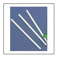 Lollipop 4-1/2 Paper Stick, White (100)