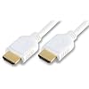 3m HDMI Lead - White Gold Plated / High Speed / M-M Premium Cable / - 3 Metre (BY CABLES 4 ALL)