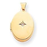 14k Diamond Locket