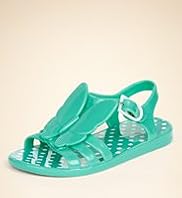 Younger Girls Open Toe Butterfly Jelly Shoes