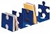 HAN CD-Ständer/Buchstützen PUZZLE blau Art.-No. 18912807