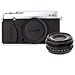 Fujifilm X-E1 Digital Camera Body, Silver - Bundle - with Fujifilm XF 18mm F/2.0 Lens