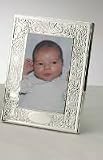4 x 6 Birth Record Frame Sterling Silver 2027E