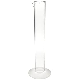 Nalgene Economy Graduated Cylinder, Polymethylpentene (PMP), 250mL
