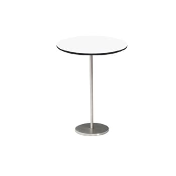 Piazza Beistel - Table d'Appointltisch White/ frame stainless steel/Taille 1/Ø35cm