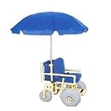 ROLLEEZ All-Terrain Chair - heavy duty. - Upholstery/Umbrella Color: Navy336551