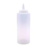 BOTTLE SQZ CLEAR 12 OZ, CS 1/DZ, 06-0521 TRAEX SERVING ACCESSORIES