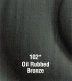 5442/5443.102.pass Oil Rubbed Bronze Oval Knob with Squared Rose