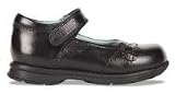 Hush Puppies Marionette Black Leather Girls School Shoe