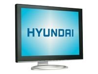 Hyundai N240WA 61 cm (24 Zoll) TFT Monitor schwarz silber (Lautsprecher - 2x D-SUB) (Kontrast 2000:1 - 5 Ms Reaktionszeit)