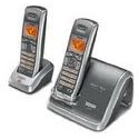 Uniden DECT 6.0 Compact Cordless Phone with Caller ID and Extra Handset and Charging Cradle.