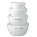 KitchenAid Cook's Series Set of 4 Prep Bowls (White)