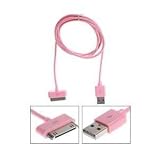 6ft (SUPER LONG) Pink Dock USB Charger SYNC Data Cord for Apple iPhone iPod & iPad (compatible with all models)
