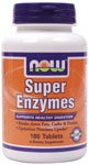 Super Enzymes by NOW Foods - Digestive Support (180 Tablets)