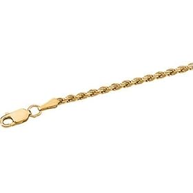 14KYellowGoldDiamondCutRopeChain-7inches