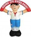 Inflatable England Footie Fan 10 Feet High