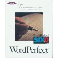WordPerfect 6.0 for DOS by 