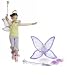 fancy fairy dress up set with sound and wings