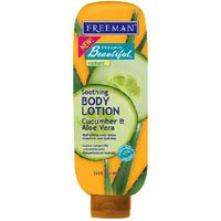 Freeman Feeling Beautiful Soothing Body Lotion with Cucumber & Aloe Vera - 13.5 Oz