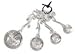 Ganz 4-Piece Measuring Spoons Set, Teapot