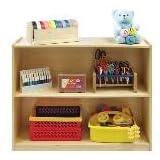 Mobile Deep Classroom Storage Shelf
