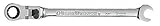 GearWrench 9909 9mm Flex-Head Combination Ratcheting Wrench [並行輸入品]