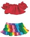 NEW Webkinz Clothing Kaleidoscope Skirt Set